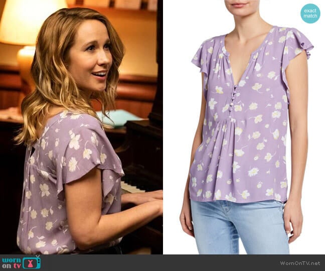 Sanctuary Paloma Top in Hello Spring worn by Ginny (Anna Camp) on Perfect Harmony