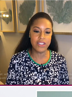 Sheinelle’s floral cropped jumpsuit on Today