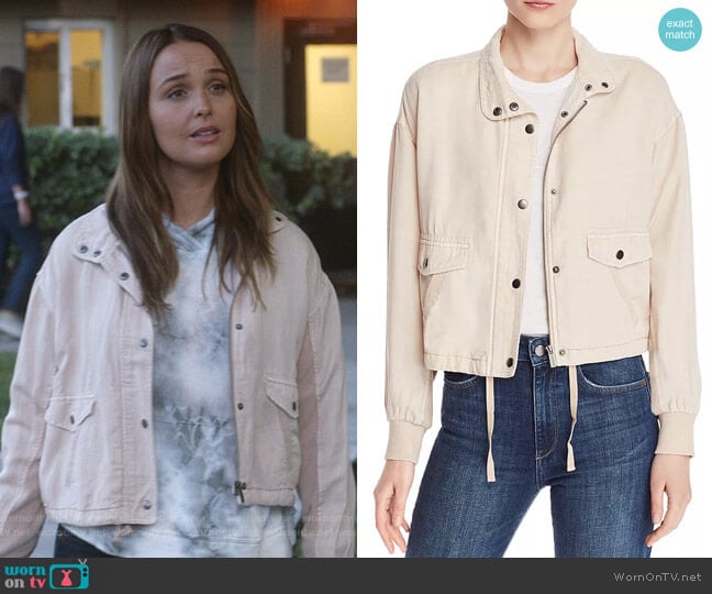 Splendid Austin Cropped Jacket worn by Jo Wilson (Camilla Luddington) on Greys Anatomy