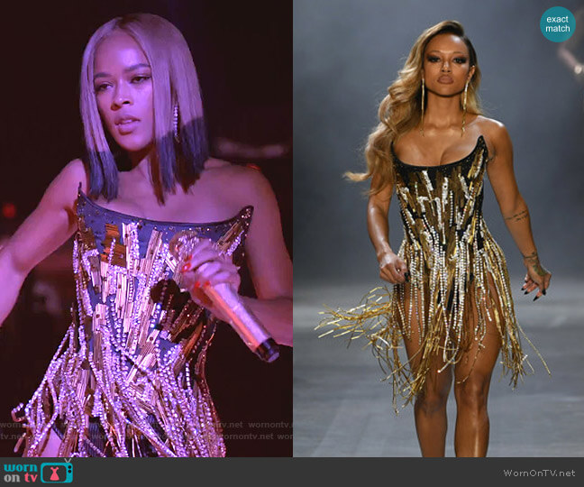 The Blonds Runway Spring 2019 Collection worn by Tiana Brown (Serayah McNeill) on Empire