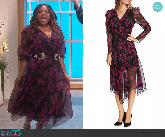 Vince Camuto Floral-Print Wrap Dress