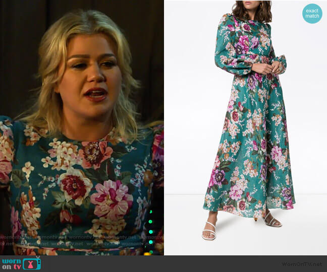 Zimmermann Allia Dress worn by Kelly Clarkson on The Kelly Clarkson Show