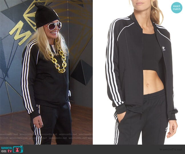 Adidas SST Track Jacket worn by Shannon Beador on The Real Housewives of Orange County