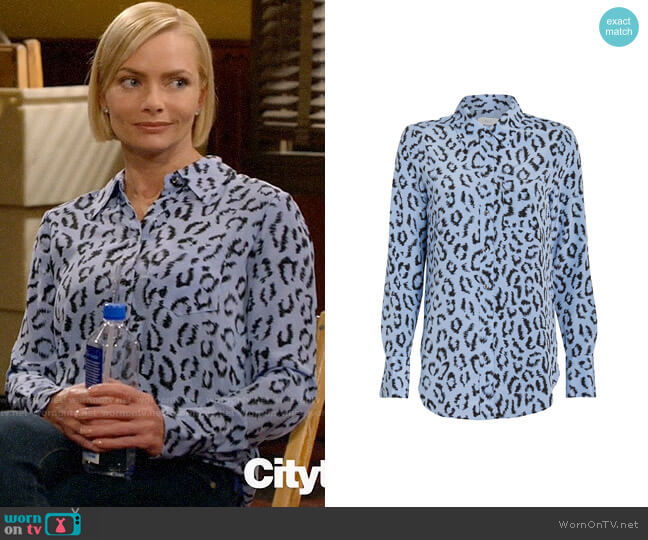 A.L.C. Emerson Shirt worn by Jill Kendall (Jaime Pressly) on Mom