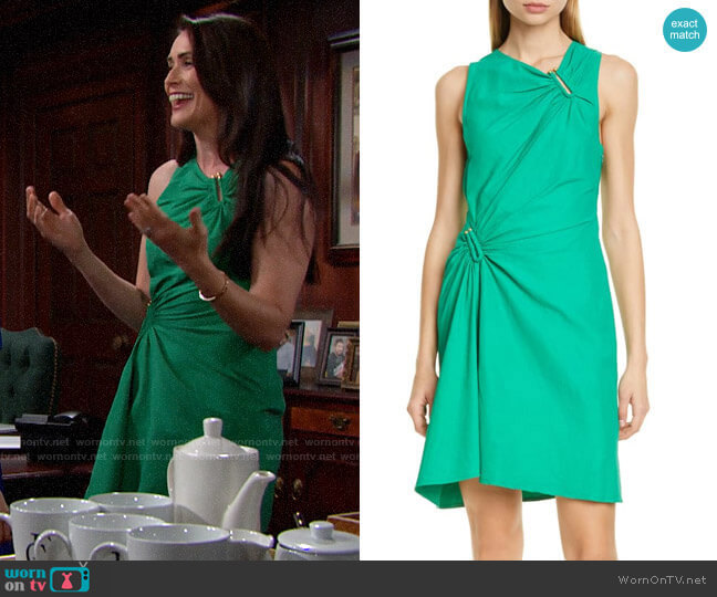 A.L.C. Jina Dress worn by Quinn Fuller (Rena Sofer) on The Bold and the Beautiful