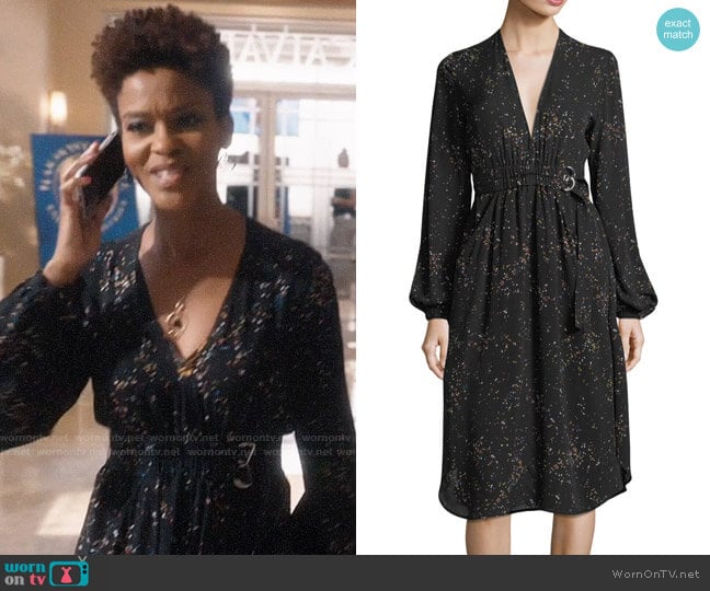 A.L.C. Samantha Dress worn by Kerissa Greenleaf (Kim Hawthorne) on Greenleaf