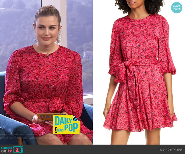 Alice + Olivia Mina Minidress worn by Carissa Loethen Culiner on E! News