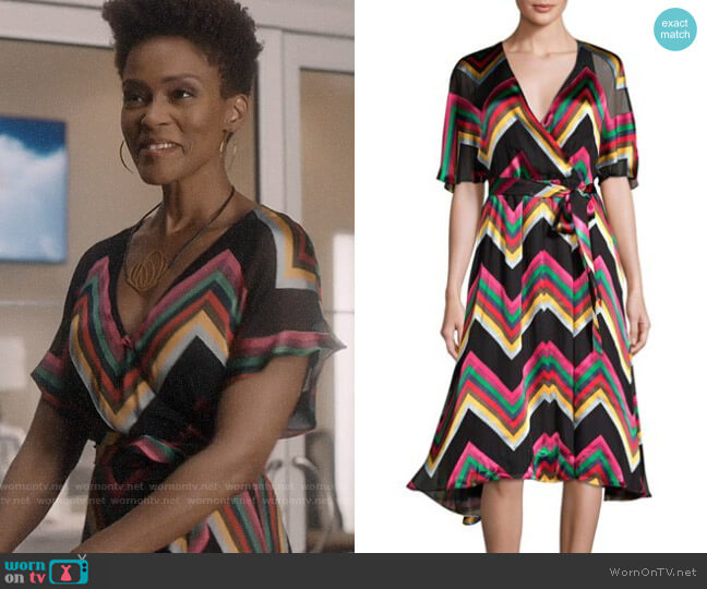 Alice + Olivia Lexa Dress worn by Kerissa Greenleaf (Kim Hawthorne) on Greenleaf