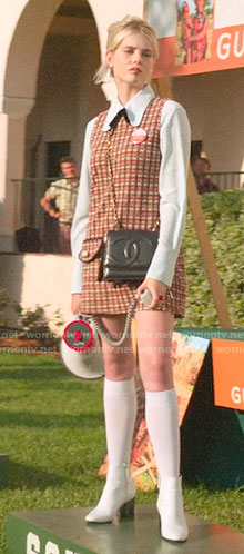 Astrid’s tweed dress on The Politician