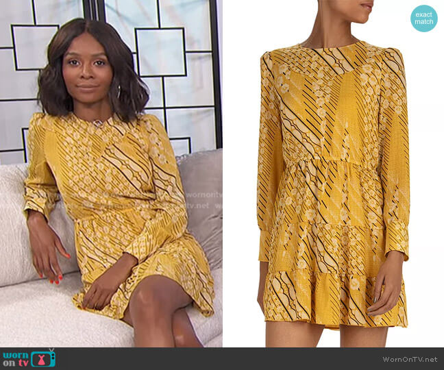 Ba&Sh Ophe Dress worn by Zuri Hall on E! News