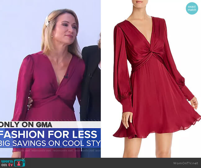 Bardot Claire Dress worn by Amy Robach on Good Morning America