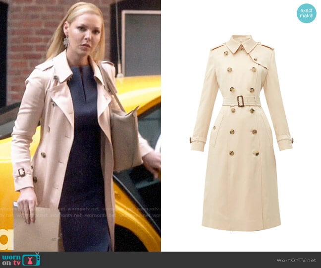 Boscastle Trench Burberry worn by Samantha Wheeler (Katherine Heigl) on Suits