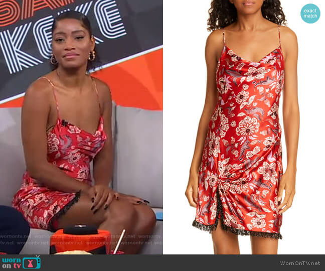 Cinq a Sept Avalyn Dress worn by Keke Palmer on Good Morning America