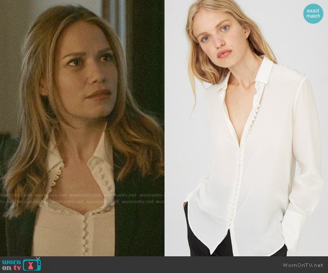 Club Monaco Helek Shirt worn by Keri Allen (Bethany Joy Lenz) on Pearson
