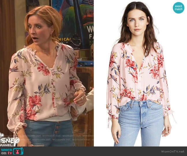 Joie Corsen Blouse worn by Chelsea Grayson (Anneliese van der Pol) on Ravens Home