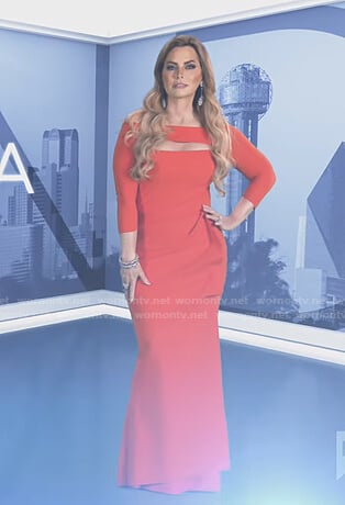 D’Andra’s intro scene dress on The Real Housewives of Dallas