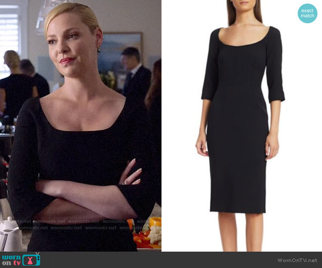 Dolce & Gabbana Three-Quarter Sleeve Sheath Dress worn by Samantha Wheeler (Katherine Heigl) on Suits