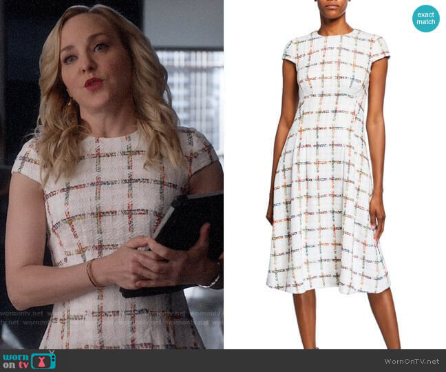 Escada Dhima Dress worn by Marissa Morgan (Geneva Carr) on Bull