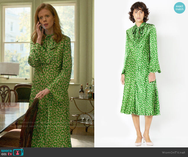 Ghost London Ayla Dress in Alona Ditsy worn by Gemma (Zoe Boyle) on Four Weddings and a Funeral