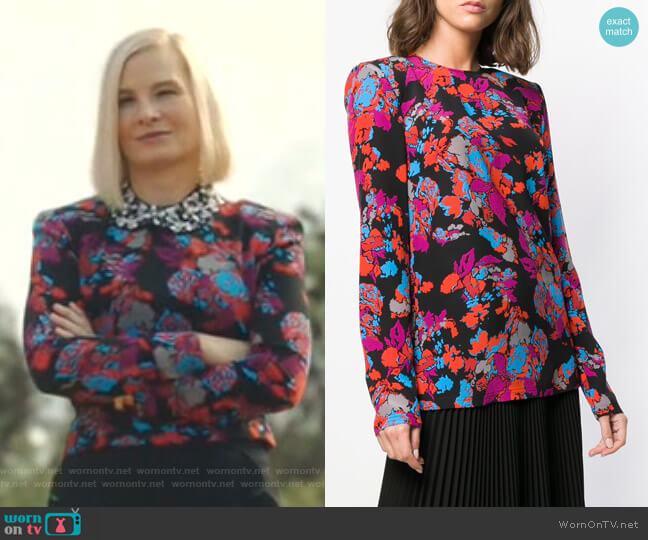 Givenchy Floral Print Top