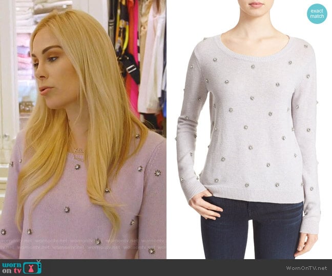 Joie Myron C Sweater worn by Kameron Westcott on The Real Housewives of Dallas
