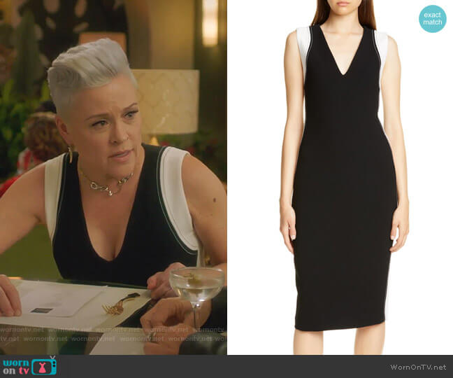 Judith & Charles Avellino Sheath Dress worn by Christine Elise (Christine Elise) on BH90210