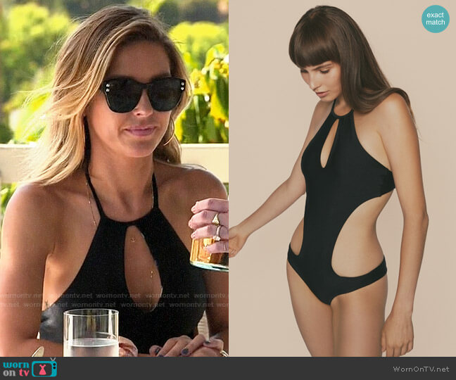 Prey Swim St. Tropez Reversible One Piece worn by Audrina Patridge (Audrina Patridge) on The Hills New Beginnings