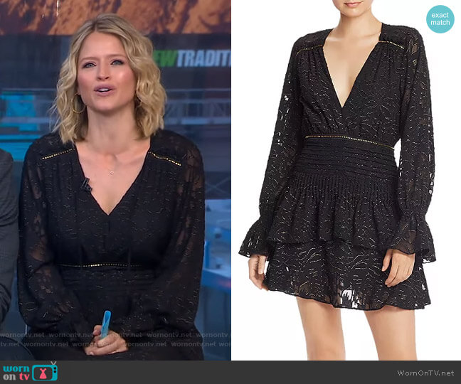 Ramy Brook Wells Dress worn by Sara Haines on Good Morning America