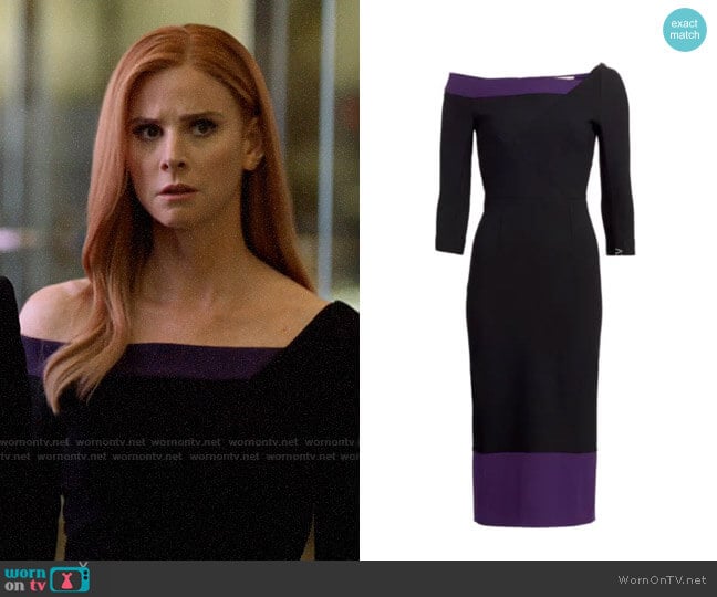 Roland Mouret Girtin Dress worn by Donna Paulsen (Sarah Rafferty) on Suits