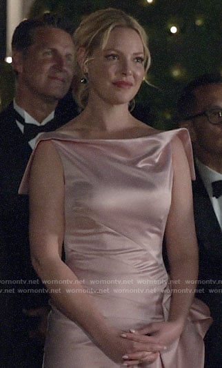 Samantha’s light pink gown on Suits