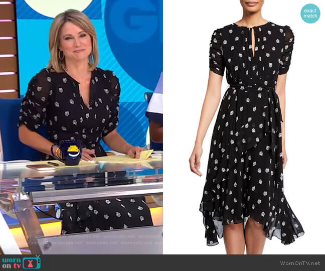 Shoshanna Savona Dress worn by Amy Robach on Good Morning America