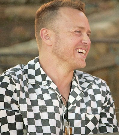 Spencer’s checkerboard shirt on The Hills New Beginnings