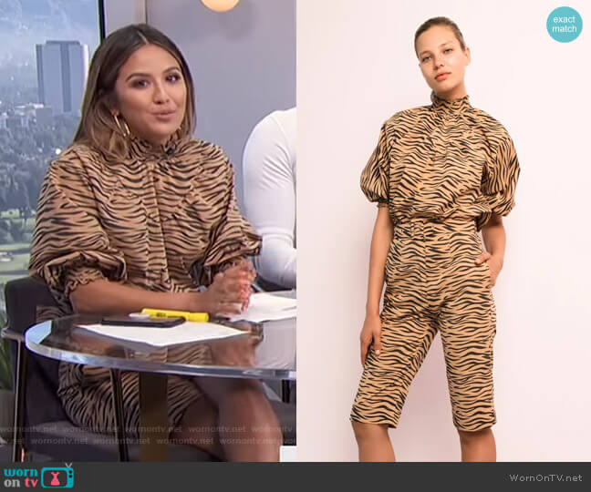 S/W/F Cropped Pant worn by Erin Lim on E! News
