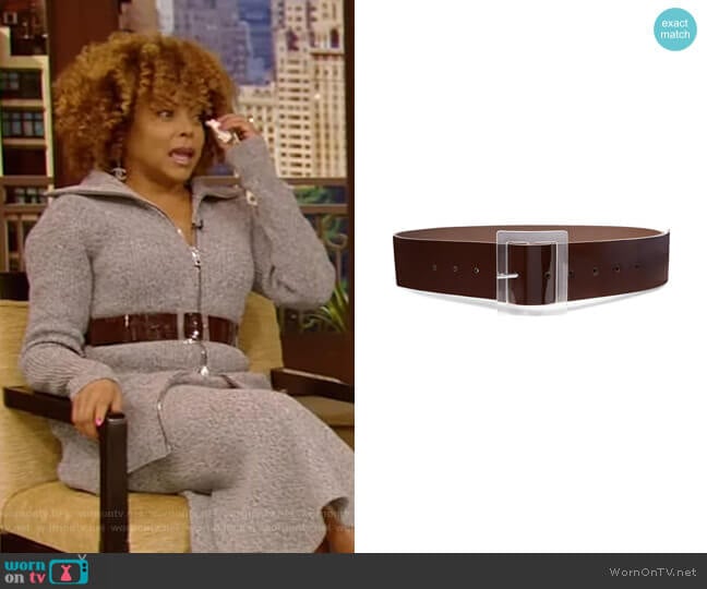 Tibi Patent-Leather Waist Belt