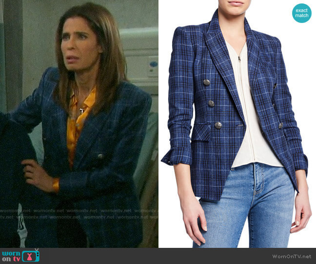 Veronica Beard Miller Dickey Jacket worn by Hope Williams (Kristian Alfonso) on Days of our Lives