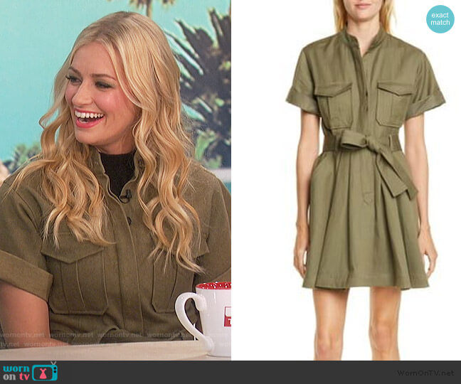 A.L.C. Bryn Belted A-Line Dress