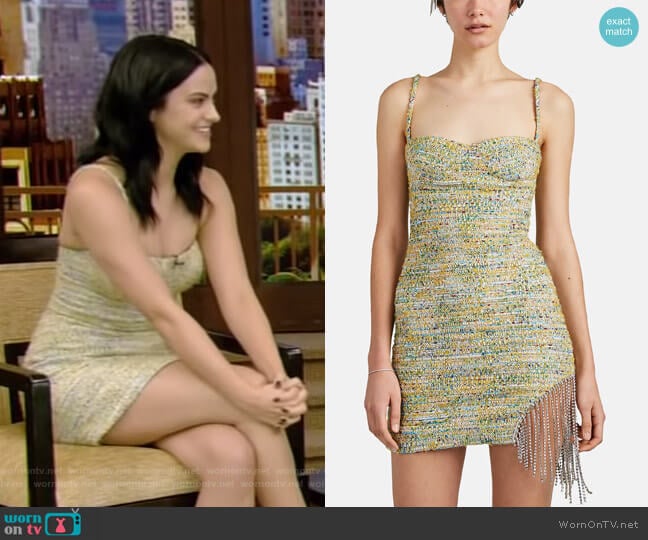 Area Crystal-Embellished Tweed Minidress