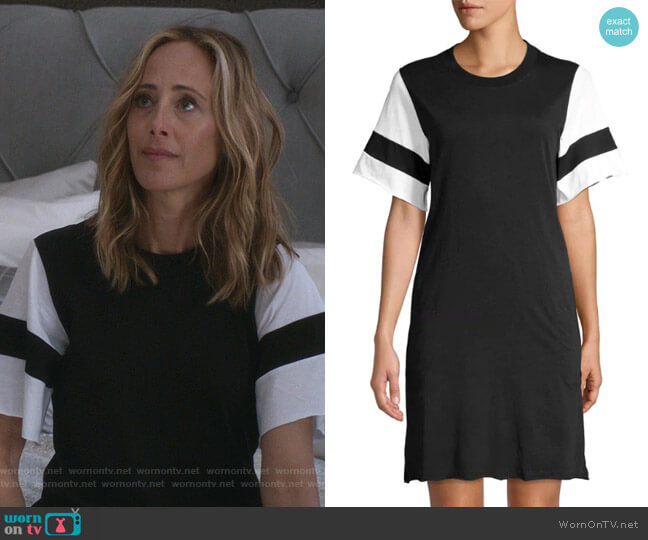 ATM Anthony Thomas Melillo Classic Jersey T-Shirt Dress worn by Teddy Altman (Kim Raver) on Greys Anatomy