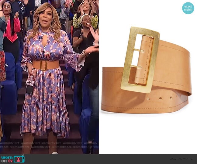 Alice + Olivia Kylie Belt worn by Wendy Williams on The Wendy Williams Show
