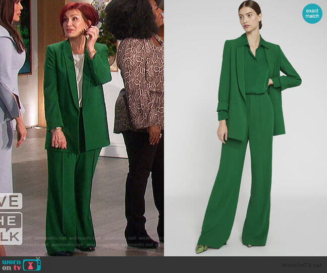 Alice + Olivia Kylie Blazer worn by Sharon Osbourne on The Talk