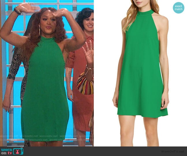 Alice + Olivia Susanna Swing Dress worn by Eve on The Talk