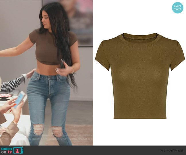 Baesik by Gia Mini Tee worn by Kylie Jenner on Keeping Up with the Kardashians