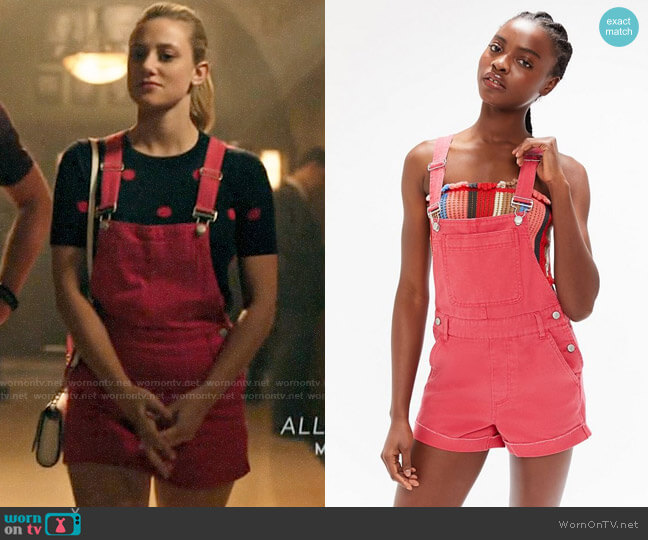 BDG Leila Denim Shortall Overall worn by Betty Cooper (Lili Reinhart) on Riverdale
