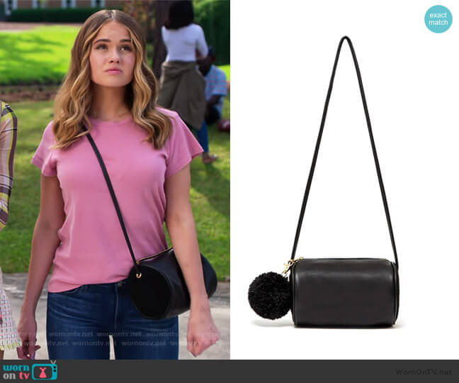 Ban.Do Buddy Cylinder Bag worn by Patty Bladell (Debby Ryan) on Insatiable