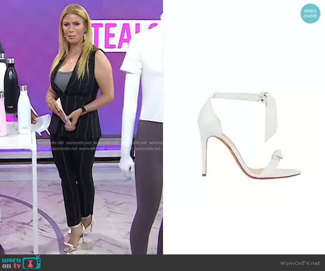Alexandre Birman Clarita Leather Sandals worn by Jill Martin on Today