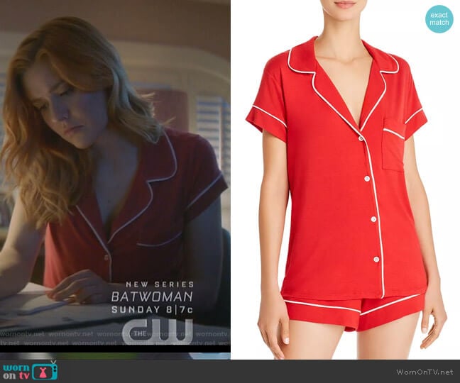 Eberjey Gisele Short Pajama Set worn by Nancy Drew (Kennedy McMann) on Nancy Drew