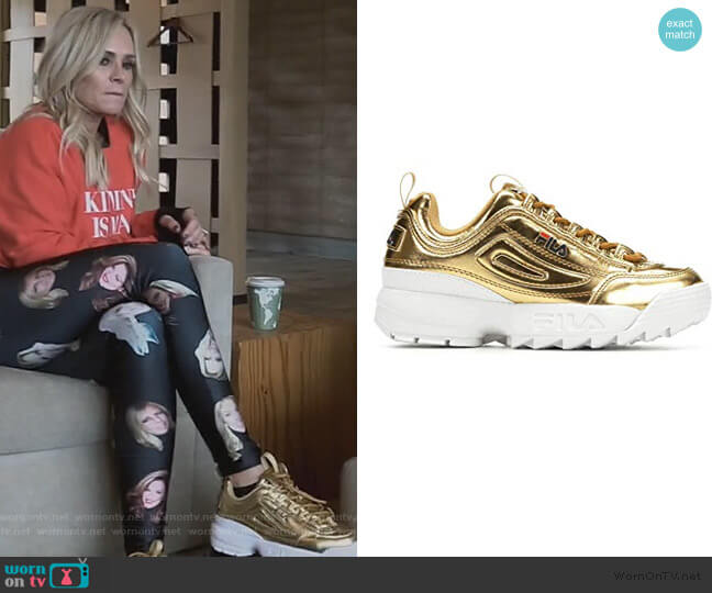 Fila Disruptor ll Sneaker worn by Tamra Judge on The Real Housewives of Orange County