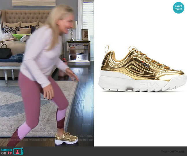 Fila Disruptor ll Sneaker worn by Shannon Beador on The Real Housewives of Orange County