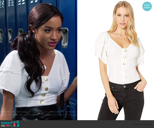 Free People Not Basic Bodysuit worn by Magnolia Barnard (Erinn Westbrook) on Insatiable
