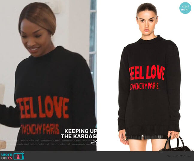 Givenchy I Feel Love Sweater